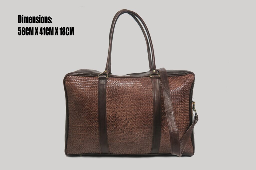 Durable Leather Travel Bags And Size